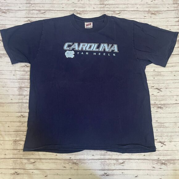 Soffe Mens Carolina Tar Heels T-Shirt Size Large L Carolina Blue Short Sleeve - Picture 1 of 6